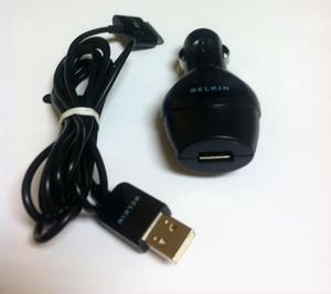 NEW ORIGINAL OEM BLACK BELKIN APPLE iPHONE 4 4S USB CAR CHARGER