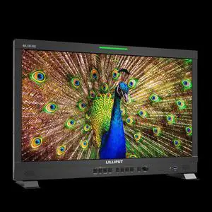 LILLIPUT Q24-ABBP 10bit 23.6 inch 12G-SDI Professional Broadcast Production Studio Monitor 12G SDI and 12G-SFP Fiber Optic Input with Gold Mount Plate