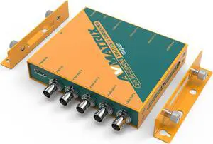 AVMATRIX SD2080 2x8 SDI/HDMI Splitter /Converter 1×HDMI/1×3G-SDI to 4×3G-SDI/HD