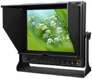 Lilliput 969S/P 9.7' 3G-SDI Loop Through +BNC +HDMI IN&OUT DSLR Camera Monitor+Suit case Histogram/Exposure Sun Shade+XLR Connector +Canon LP-E6 plate by VIVITEQ INC
