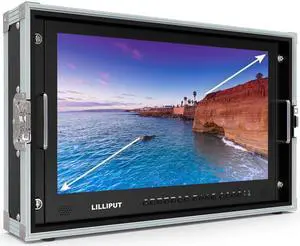 LILLIPUT BM230-4K 28" 4K 3840×2160 Ultra-HD resolution, 1000:1 Contrast Ratio, 25ms Response Time with Carry-on Metal case 3G-SDI, HDMI, VGA, AV input by VIVITEQ