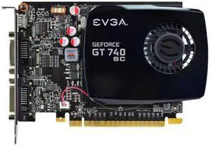 EVGA NVIDIA GeForce GT 740 Superclocked 4GB DDR3 2DVI/Mini HDMI pci-e Video