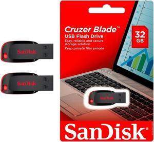 32GB x2= 64GB SanDisk Cruzer BLADE USB SDZ50 Thumb Pen Flash Drive Memory Stick