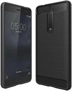 AMZER Pudding Soft TPU Skin Case for Nokia 5 - Black