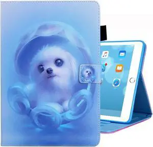 AMZER Coloured Drawing Pattern Horizontal Flip Case with Holder/ Card Slots/ Photo Frame for iPad 10.2/iPad 8th Generation 10.2 inch