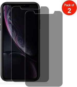 AMZER Privacy Tempered Glass Screen Protector for iPhone Xr/ iPhone 11 - pack of 2