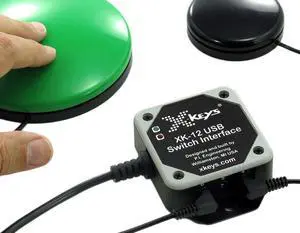 X-Keys XK-12 USB Switch Interface - Keyboard, Mouse, Joystick Emulator
