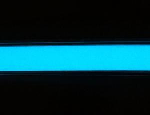 Aqua Electroluminescent (EL) Tape Strip - 100cm w/two connectors - OEM