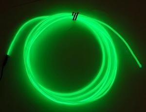 High Brightness Green Electroluminescent (EL) Wire - 2.5 meters (High brightness, long life) - OEM