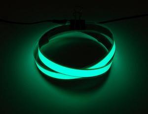 Green Electroluminescent (EL) Tape Strip - 100cm w/2 connectors - OEM