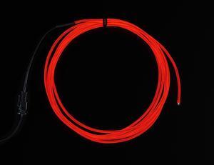 EL wire starter pack - Red 2.5 meter (8.2 ft) - OEM
