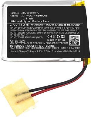 650mAh HJ603040PL Battery Replacement Compatible with Fluke 15B, 17B Digital Multimeter