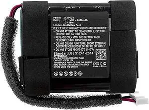 6800mAh High-Capacity Extended C196G1 Battery Replacement Compatible with Marshall Tufton Portable Bluetooth Speaker