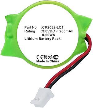 200mAh CR2032-LC1 CMOS PRAM Battery Replacement Compatible with Sony Playstation 3 PS3 Video Game Console