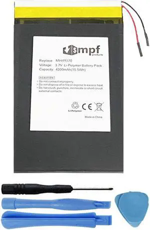 4200mAh MH49370 Battery Replacement Compatible with RCA 10-inch RCT6203W46 Tablet with Installation Tools.