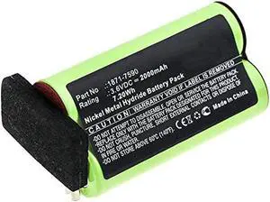 2000mAh Ni-MH 1871-7590, 1871-7591 Battery Replacement Compatible with Moser ChromStyle 1871, Wahl Super Cordless 1872 Hair Clippers