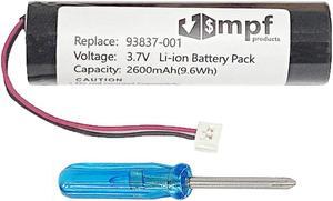 2600mAh 93837-001, 93837-200 Battery Replacement for Wahl Beretto Black Stealth, Beretto Chrome, Magic Clip, Designer, Senior, Sterling 4, Super Taper Cordless Trimmers and Clippers