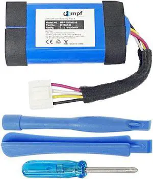 6800mAh Extended SUN-INTE-152, 1INR19/66-2, ID1060-B Battery Replacement Compatible with JBL Flip 5 Waterproof Portable Bluetooth Speaker