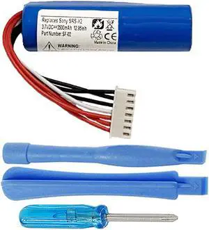 3500mAh SF-02, 9-885-197-08 Battery Replacement Compatible with Sony SRS-X2 Wireless Portable Bluetooth Speaker with Installation Tools