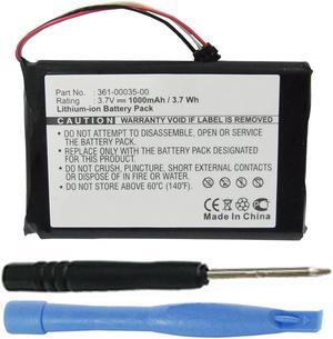 Replacement 361-00035-00, KE37BE49D0DX3 Battery for Garmin Edge Touring Plus, Edge 800 & Edge 810 Portable GPS-Enabled Bicycle Computer 010-00899-00, 010-01063-00, 010-01063-05 with Installation Tools