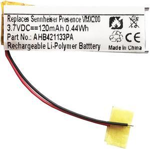 120mAh AHB421133PA Battery Replacement Compatible with Sennheiser Presence, VMX 200 Bluetooth Headset