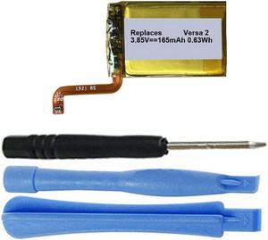 165mAh LSSP281928, SP281928SF Battery Replacement Compatible with Fitbit Versa 2 Fitness Smartwatch FB507
