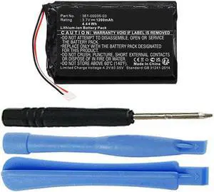 1200mAh 361-00035-03, 361-00035-07 Battery Replacement Compatible with Garmin Nuvi 2405, 2447, 2455LT, 2457, 2475LT, 2495LMT, 2505, 2547, 2555LMT, 2555LT, 2557, 2597LMT, 2789LMT GPS Units