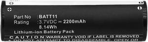2200mAh BATT11, 719028-2 Battery Replacement Compatible with Welch-Allyn Connex ProBP 3400 Digital Blood Pressure Device