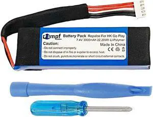 3000mAh GSP102910201 Battery Replacement Compatible with Harman Kardon Go Play Mini Portable Bluetooth Speaker