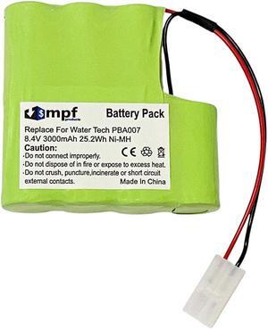 3000mAh 8.4V PBA007, PB-BH843-RR1P, Megatech 3937 Battery Replacement Compatible with Water Tech Pool Blaster Max Cordless Handheld Swimming Pool Vacuum Cleaner