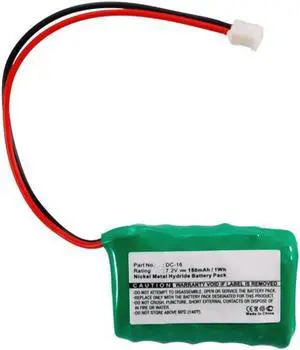 150mAh DC-16, 650-059 Battery Replacement Compatible with SportDOG Field Trainer SD-400, SD-400S, FT-100 Dog Collar Transmitter