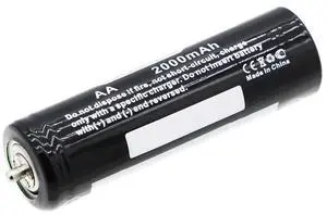 MPF Products 2000mAh HR-AAUV, 67030923, 7030923, WER121L2504 1.2V Battery Replacement Compatible with Select Braun Series 1 and 3, Panasonic ER and ES Series Shavers (Compatible Models in Description)