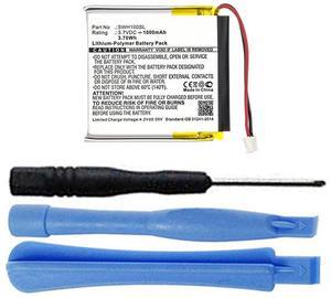 1000mAh SM-03, SP 624038, LIS1662HNPC, 1588-0911 Battery Replacement Compatible with Sony WH-1000XM3, WH-1000XM4, WH-CH710N, WH-CH710N/B, WH-XB900, WH-XB900N Wireless Noise Cancelling Headphones
