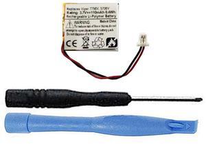 110mAh JFC302223 Battery Replacement Compatible with Viper 3706V, 4706V, 5706V, 7756V Clifford 7756X, 7941X Python 7756P Car Remote Fob