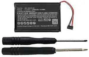1200mAh 010-11828-40, 351-00035-09, 361-00035-09, 361-00035-16 Battery Replacement Compatible with Garmin T5 Mini, TT15 Mini Dog Device GPS Tracking and Training Collar Transmitter