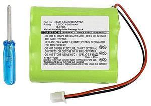 BATT1, BATT1X, BATT2X, 228844, 6MR1600AAY4Z, 6MR2000AAY4Z Battery Replacement Compatible with 2GIG Go Control Panel Alarm System