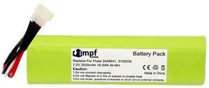 2500mAh 2446641, 3105035, 3524222, 88M3095, Ti20-RBP Battery Replacement Compatible with Fluke Ti9, Ti-9, Ti10, Ti-10, Ti20, Ti-20, Ti25, Ti-25, TiR, TiR1, TiRx Thermal Imagers/Infrared Cameras