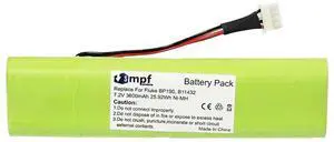 3600mAh BP190, BP-190, B11432 Battery Replacement for Fluke ScopeMeter 192, 192B, 196, 196B, 196C, 199, 199B, 199C, Analyzer 433, 434, 435