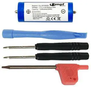 MPF Products 1300mAh UR18500Y, UR18500L, 81377206 Battery Replacement Compatible with Select Braun Series 5, Series 7, Series 8, Series 9 and Pulsonic Electric Shavers