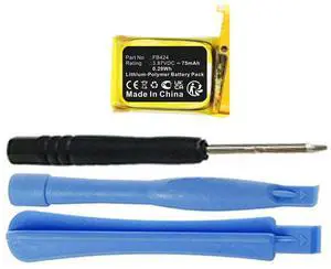 75mAh 391220 Battery Replacement Compatible with Fitbit Inspire 3 Activity Tracker and Fitness Watch FB424.