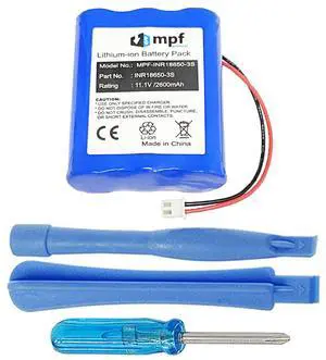 2600mAh INR18650-3S Battery Replacement Compatible with Altec Lansing IMW888 Super Lifejacket, IMW889 Super Lifejacket Jolt Waterproof Portable Bluetooth Speaker