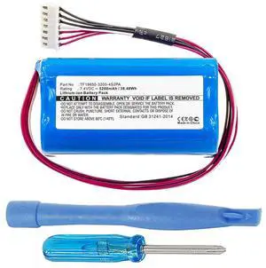 7.4V 5200mAh C196A1 Battery Replacement Compatible with Marshall Kilburn II Portable Bluetooth Speaker 7.4V 5200mAh C196A1 Battery Replacement Compatible with Marshall Kilburn II Portable Bluetooth Speaker