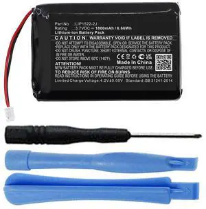 Replacement 1800mAh LIP1523, LIP1522-2J, KCR1410 Battery Intended for Sony Playstation 4 PS4 Dualshock 4 Wireless Controller (CUH-ZCT2 and CUH-ZCT2U - 2016 and Newer Models Only) Replacement 1800mAh LIP1523, LIP1522-2J, KCR1410 Battery Intended for Sony Playstation 4 PS4 Dualshock 4 Wireless Controller (CUH-ZCT2 and CUH-ZCT2U - 2016 and Newer Models Only)