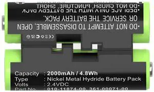 Replacement 2000mAh 010-11874-00, 361-00071-00 Battery for Garmin Oregon 600, 600t, 650, 650t Handheld GPS Units Replacement 2000mAh 010-11874-00, 361-00071-00 Battery for Garmin Oregon 600, 600t, 650, 650t Handheld GPS Units