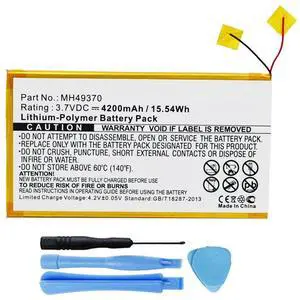 4200mAh MH49370 Battery Replacement Compatible with RCA 10-inch RCT6203W46 Tablet with Installation Tools. 4200mAh MH49370 Battery Replacement Compatible with RCA 10-inch RCT6203W46 Tablet with Installation Tools.