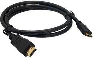 Replacement K1HY19YY0021 Mini C HDMI to HDMI Cable Cord for Panasonic Lumix Digital Cameras (Compatible models listed below).