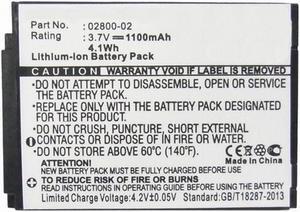 Replacement 1100mAh 02800-02, JNS150-BB42704544 Battery for Summer Infant Baby Touch 02000, 02004, Slim and Secure 02800, 02804, 02805, Best View 28030, 28034, 28035, SecureSight 02040, 02044 Monitors