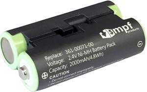 Replacement 2000mAh 010-11874-00, 361-00071-00 Battery for Garmin Oregon 600, 600t, 650, 650t Handheld GPS Units
