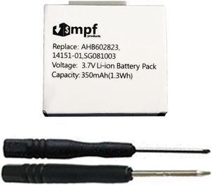 Replacement 3.7V 350mAh 2901-249 14151-01 26-02180 Battery for GN Netcom 9120 & Jabra GN9125 Wireless Headsets with Installation Tools