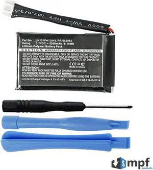 2200mAh PR-652954 Battery Replacement for JBL Flip 2 (2014) Portable Bluetooth Speaker with Installation Tools